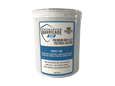 Barricade Grip Premium Non-Slip Polymer Coating Coatings Black - Single Gallon